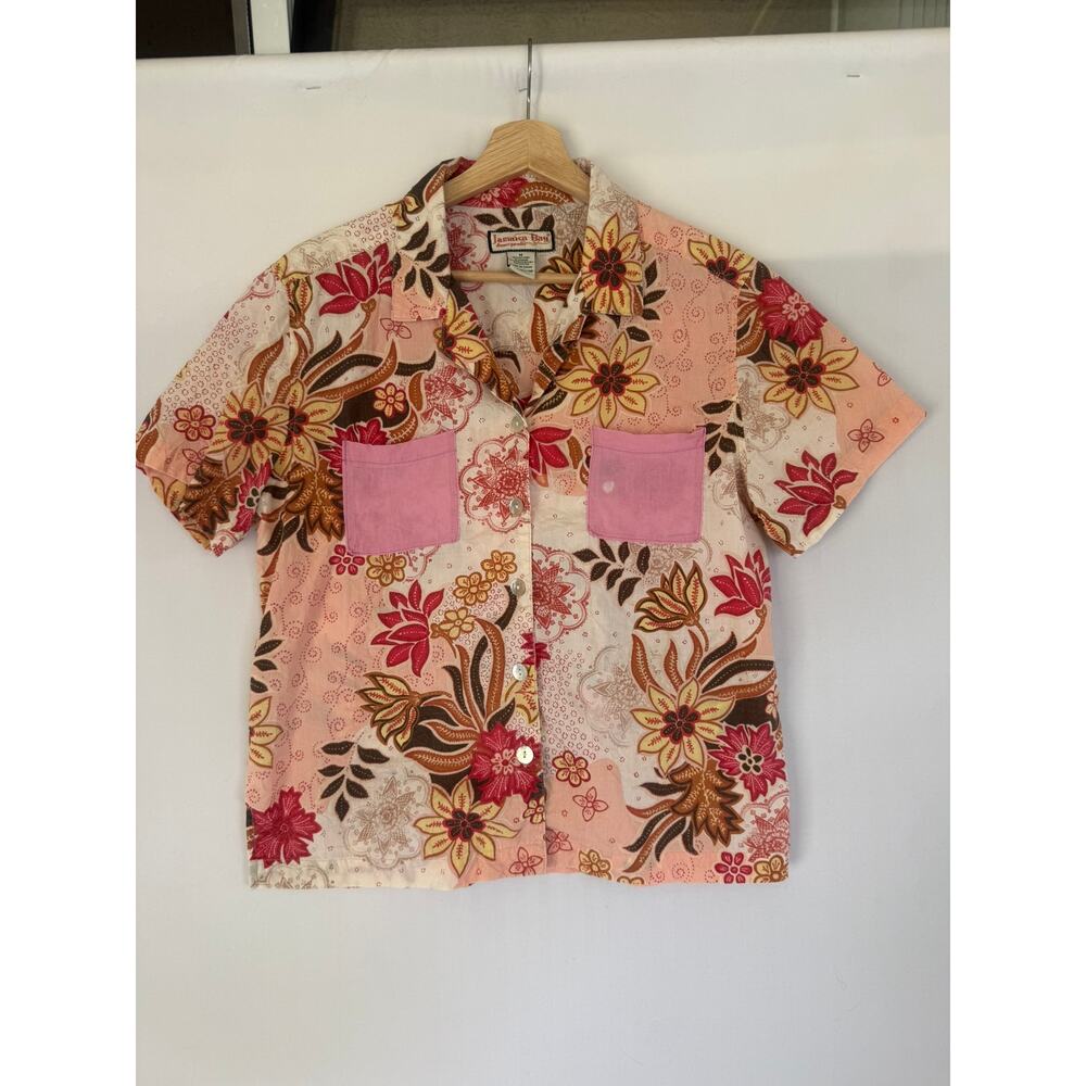 Jamacia Bay Vintage‎ Hawaiian Shirt- Size M